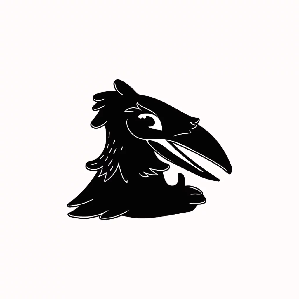 1er visuel du corbeau sdu logo de l'application RaveNote
