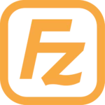 Le logo de Filezilla en jaune