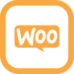 Le logo de WOOcommerce en jaune
