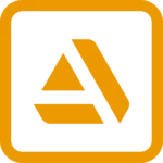Le logo du site Artstation en jaune