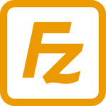 Le logo de Filezilla en jaune